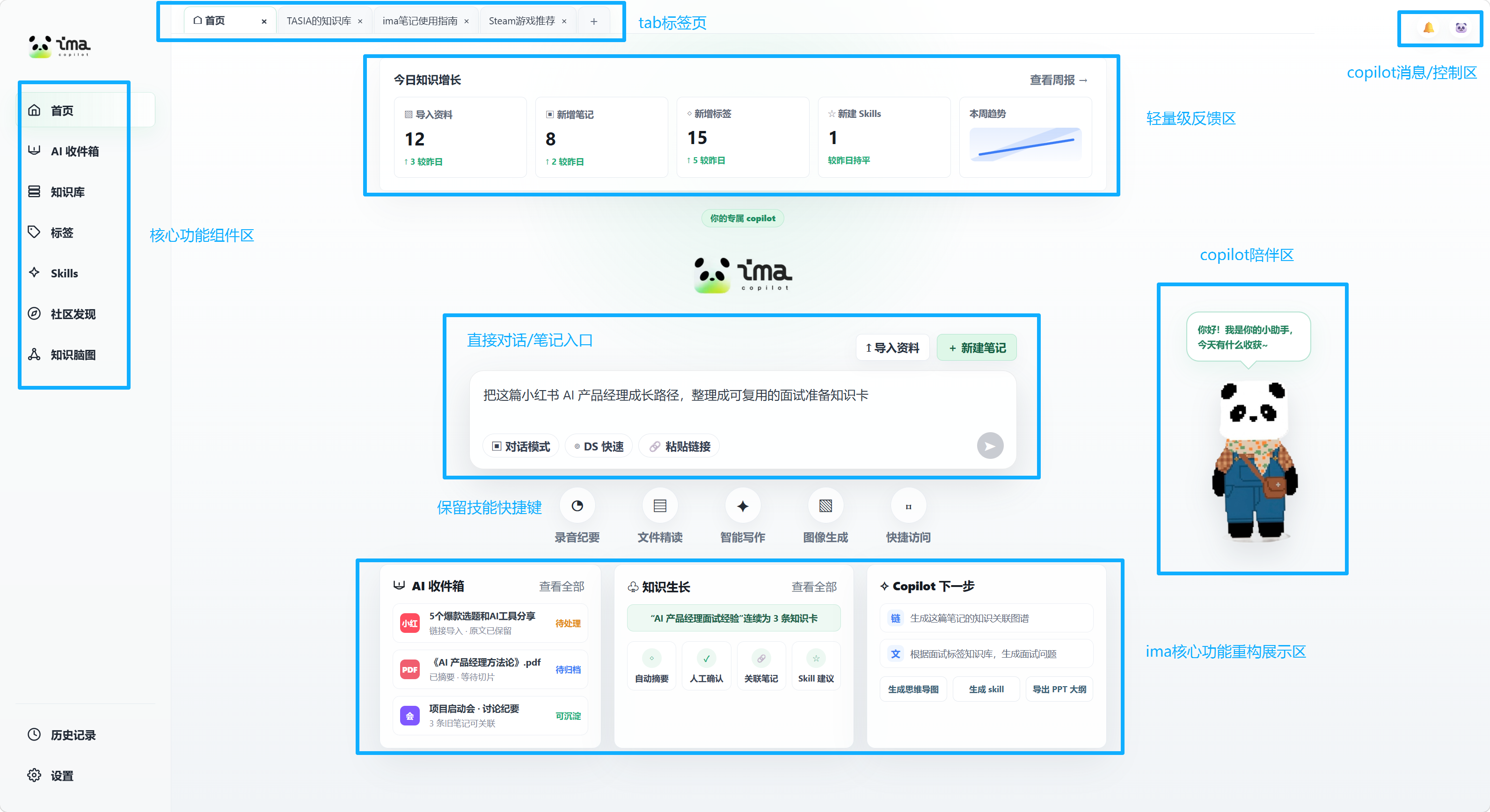 首页整体结构展示